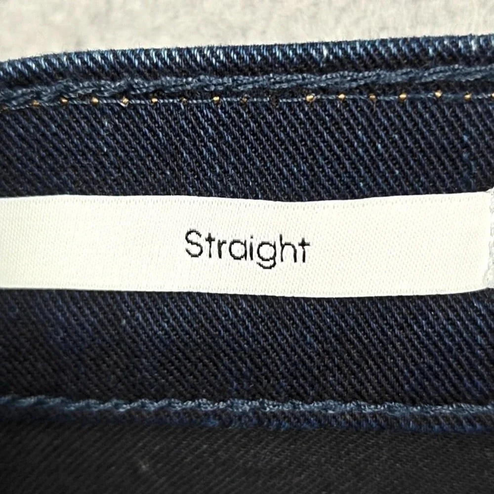 Calvin Klein Jeans Mens‎ 32x34 Blue Dark Wash Straight Leg Stretch Denim Pants